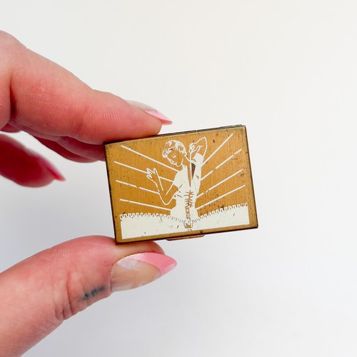 Scatola oro vintage usata - , per