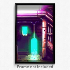 Poster Pixel Art - Fogna di