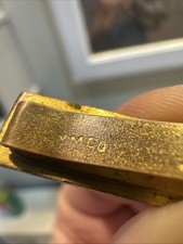 Fermasoldi oro vintage