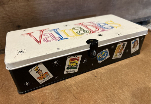 Scatola latta vintage mcm - di,