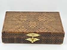 Scatola portagioie tessuto