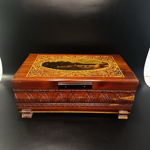 Antica scatola legno - scatola,