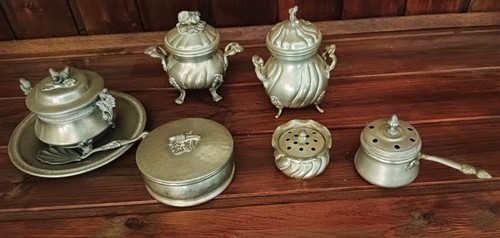 Oggetti vintage peltro 6 - in,